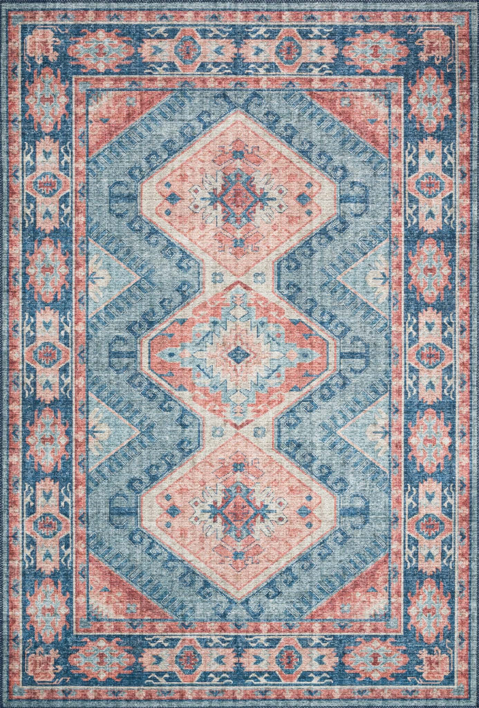 Loloi II Skye SKY-03 Turquoise/Terracotta Area Rug main image