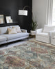 Loloi II Skye SKY-06 Apricot/Mist Area Rug Lifestyle Image Feature