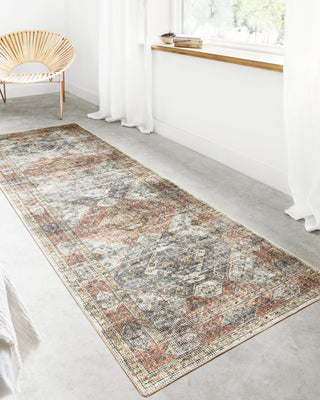 Loloi II Skye SKY-06 Apricot/Mist Area Rug Lifestyle Image Feature