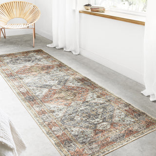 Loloi II Skye SKY-06 Apricot/Mist Area Rug Lifestyle Image Feature