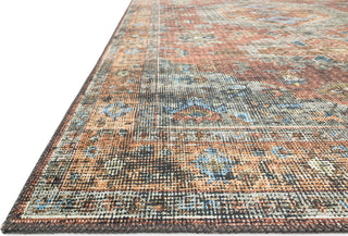 Loloi II Skye SKY-07 Terracotta/Sky Area Rug Closeup Image