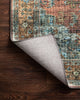 Loloi II Skye SKY-07 Terracotta/Sky Area Rug Lifestyle Image Feature