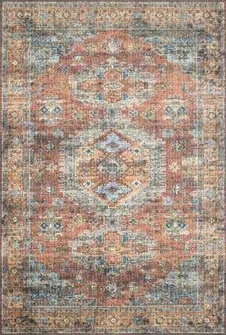 Loloi II Skye SKY-07 Terracotta/Sky Area Rug main image