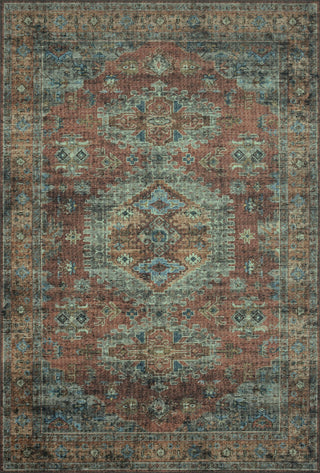 Loloi II Skye SKY-07 Terracotta/Sky Area Rug Main Image