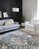 Loloi II Skye SKY-08 Denim/Brick Area Rug Lifestyle Image Feature
