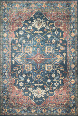 Loloi II Skye SKY-08 Denim/Brick Area Rug main image
