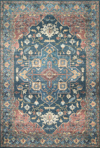 Loloi II Skye SKY-08 Denim/Brick Area Rug Main Image