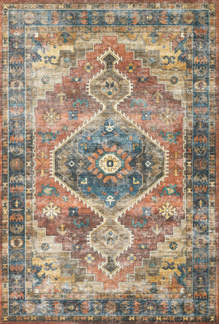 Loloi II Skye SKY-11 Rust/Blue Area Rug Main Image