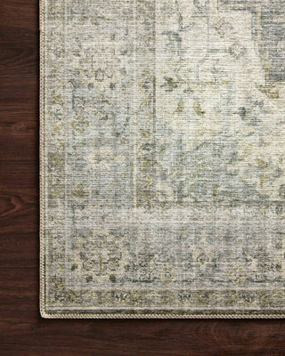 Loloi Skye SKY-12 Charcoal / Dove Area Rug Corner Image