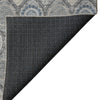 Dalyn Solace SL1 Gray Machine Washable Area Rug Backing Image