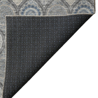 Dalyn Solace SL1 Gray Machine Washable Area Rug Backing Image