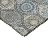 Dalyn Solace SL1 Gray Machine Washable Area Rug Corner Image