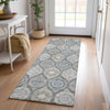 Dalyn Solace SL1 Gray Machine Washable Area Rug Runner Lifestyle Image Feature
