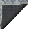 Dalyn Solace SL1 Navy Machine Washable Area Rug Backing Image