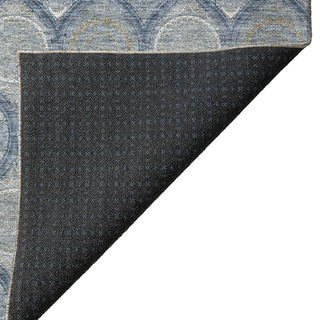 Dalyn Solace SL1 Navy Machine Washable Area Rug Backing Image