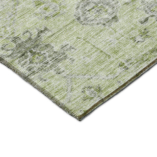 Dalyn Solace SL10 Aloe Machine Washable Area Rug Corner Image