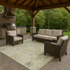 Dalyn Solace SL10 Aloe Machine Washable Area Rug Outdoor Lifestyle Image Feature