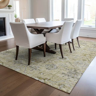 Dalyn Solace SL10 Beige Machine Washable Area Rug Lifestyle Image Feature