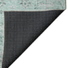Dalyn Solace SL10 Teal Machine Washable Area Rug Backing Image