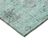 Dalyn Solace SL10 Teal Machine Washable Area Rug Corner Image