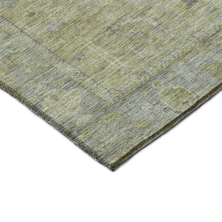 Dalyn Solace SL11 Aloe Machine Washable Area Rug Corner Image