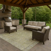 Dalyn Solace SL11 Aloe Machine Washable Area Rug Outdoor Lifestyle Image Feature