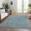 Dalyn Solace SL11 Aqua Machine Washable Area Rug Lifestyle Image Feature