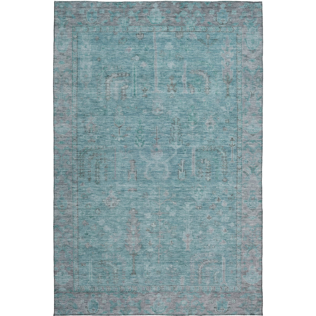 Dalyn Solace SL11 Aqua Machine Washable Area Rug main image