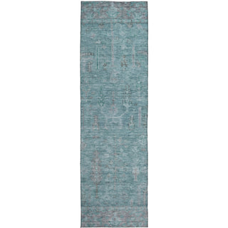 Dalyn Solace SL11 Aqua Machine Washable Area Rug Runner Main Image