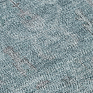 Dalyn Solace SL11 Aqua Machine Washable Area Rug Swatch Image