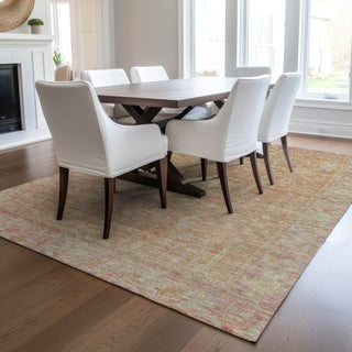 Dalyn Solace SL11 Coral Machine Washable Area Rug Lifestyle Image Feature