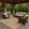 Dalyn Solace SL11 Coral Machine Washable Area Rug Outdoor Lifestyle Image Feature
