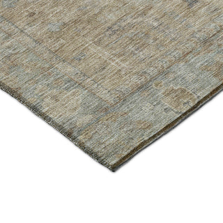 Dalyn Solace SL11 Tan Machine Washable Area Rug Corner Image