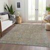 Dalyn Solace SL11 Tan Machine Washable Area Rug Lifestyle Image Feature