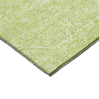 Dalyn Solace SL12 Lime Machine Washable Area Rug Corner Image
