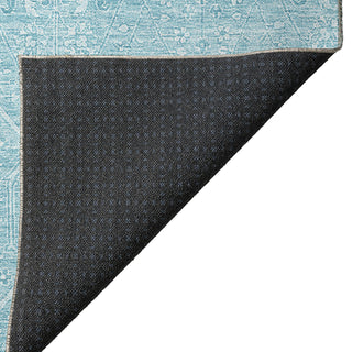 Dalyn Solace SL12 Sky Machine Washable Area Rug Backing Image