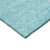 Dalyn Solace SL12 Sky Machine Washable Area Rug Corner Image