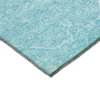 Dalyn Solace SL12 Sky Machine Washable Area Rug Corner Image