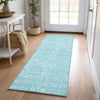 Dalyn Solace SL12 Sky Machine Washable Area Rug Runner Lifestyle Image Feature