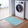 Dalyn Solace SL12 Sky Machine Washable Area Rug Scatter Lifestyle Image Feature
