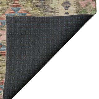 Dalyn Solace SL13 Green Machine Washable Area Rug Backing Image