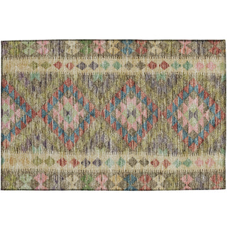 Dalyn Solace SL13 Green Machine Washable Area Rug Scatter Main Image