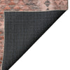 Dalyn Solace SL13 Terracotta Machine Washable Area Rug Backing Image