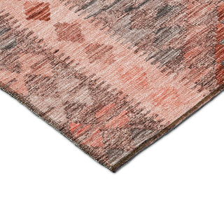 Dalyn Solace SL13 Terracotta Machine Washable Area Rug Corner Image
