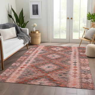 Dalyn Solace SL13 Terracotta Machine Washable Area Rug Lifestyle Image Feature