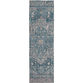 Dalyn Solace SL14 Blue Machine Washable Area Rug Runner Main Image