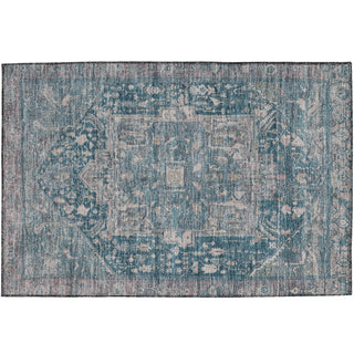 Dalyn Solace SL14 Blue Machine Washable Area Rug Scatter Main Image