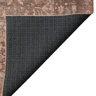 Dalyn Solace SL14 Burgundy Machine Washable Area Rug Backing Image