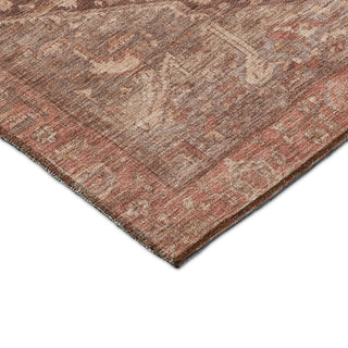 Dalyn Solace SL14 Burgundy Machine Washable Area Rug Corner Image