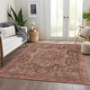Dalyn Solace SL14 Burgundy Machine Washable Area Rug Lifestyle Image Feature